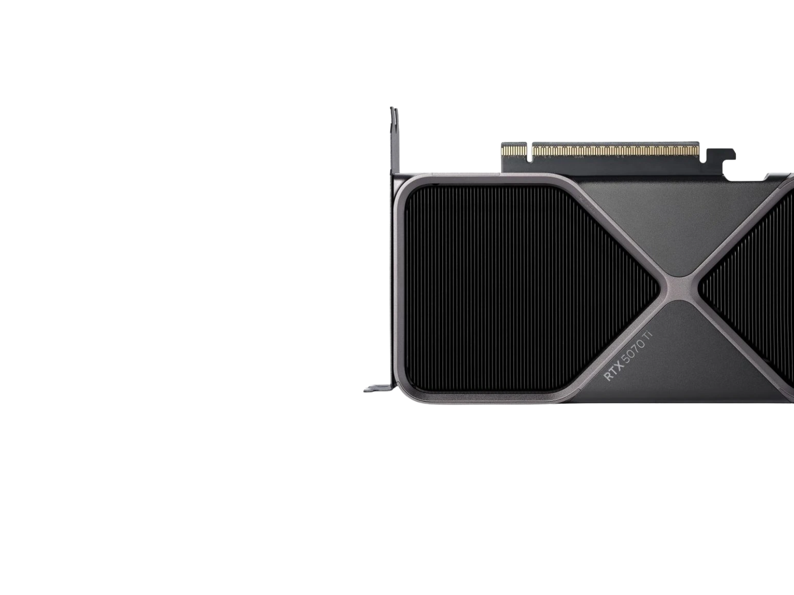 User-prepared RTX 5070 Ti illustration. Board design and framing may differ. GeForce RTX 5070 Ti, user-prepared illustration